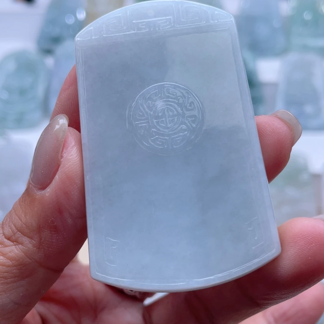 颈饰未镶嵌翡翠仿古牌
