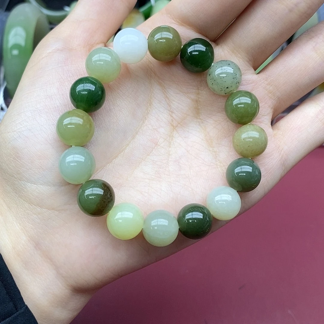 和田玉手串未镶嵌艺*