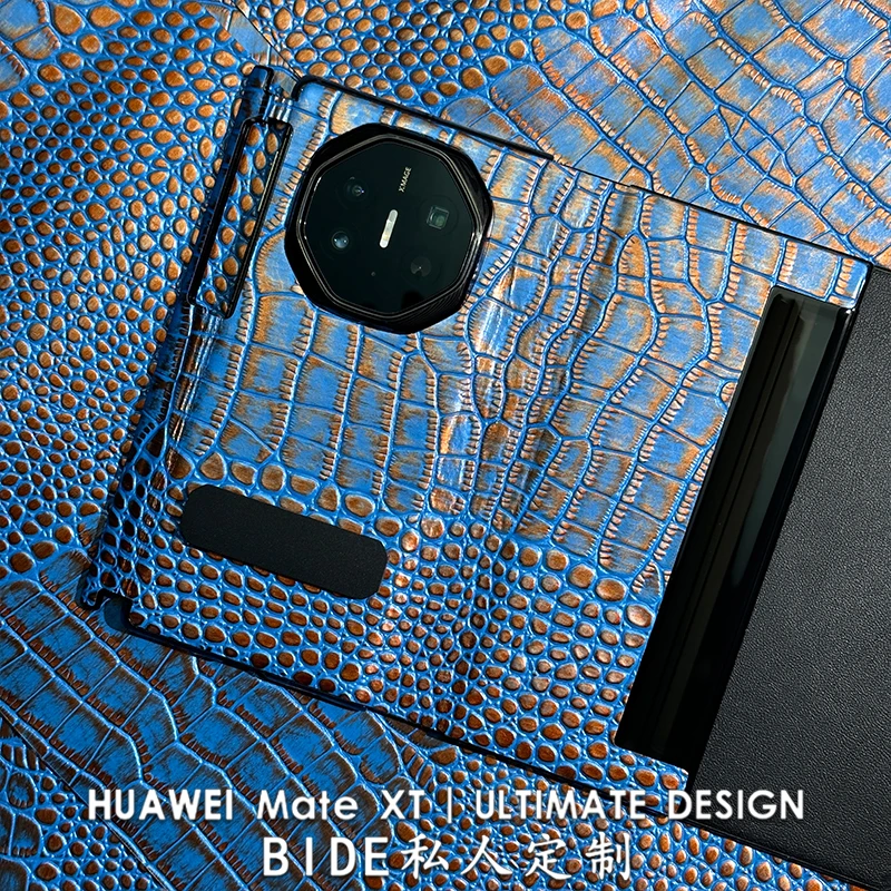 适用华为MateXTs非凡大师手工定制高档商务真皮XT全包翻盖保护套