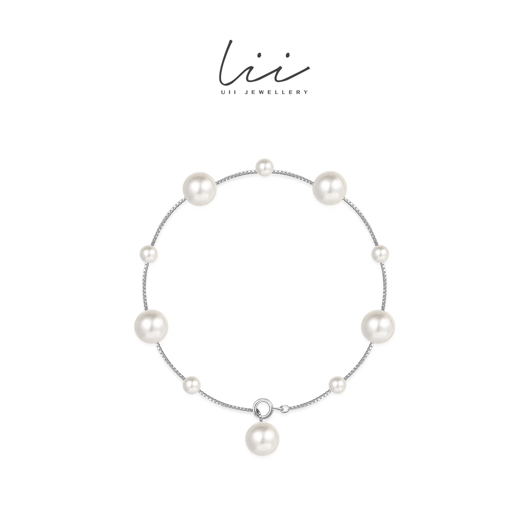 925银手链 仙女优雅时尚曼塔玫瑰紫色满天星设计感气质轻 奢手链