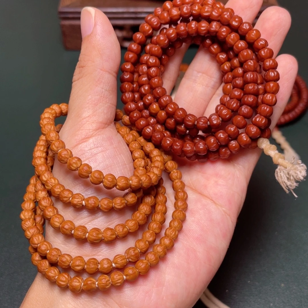 柏香籽/百香籽吊坠莲花金豆