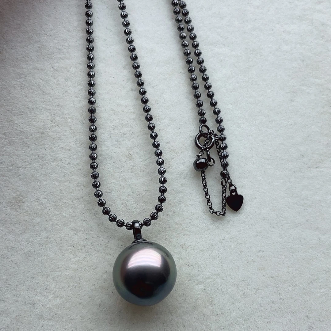 套链49银S925镶嵌海水珍珠