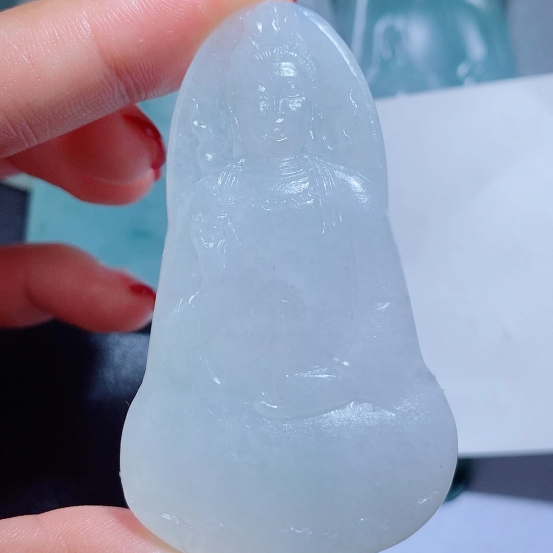 定制翡翠未镶嵌毛货不支持退换货付款后确认抛光