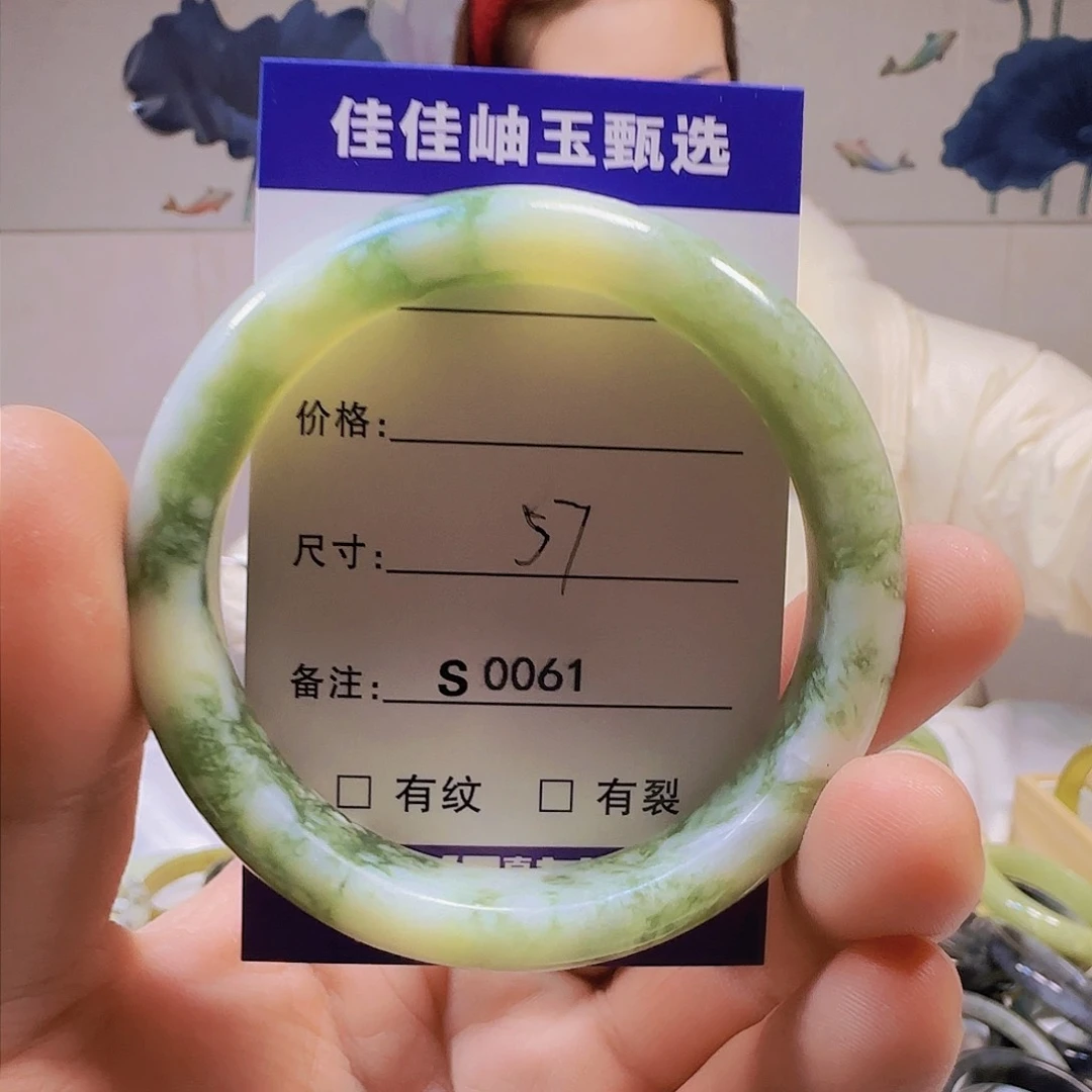 蛇纹石玉手镯未镶嵌家****集s 0061