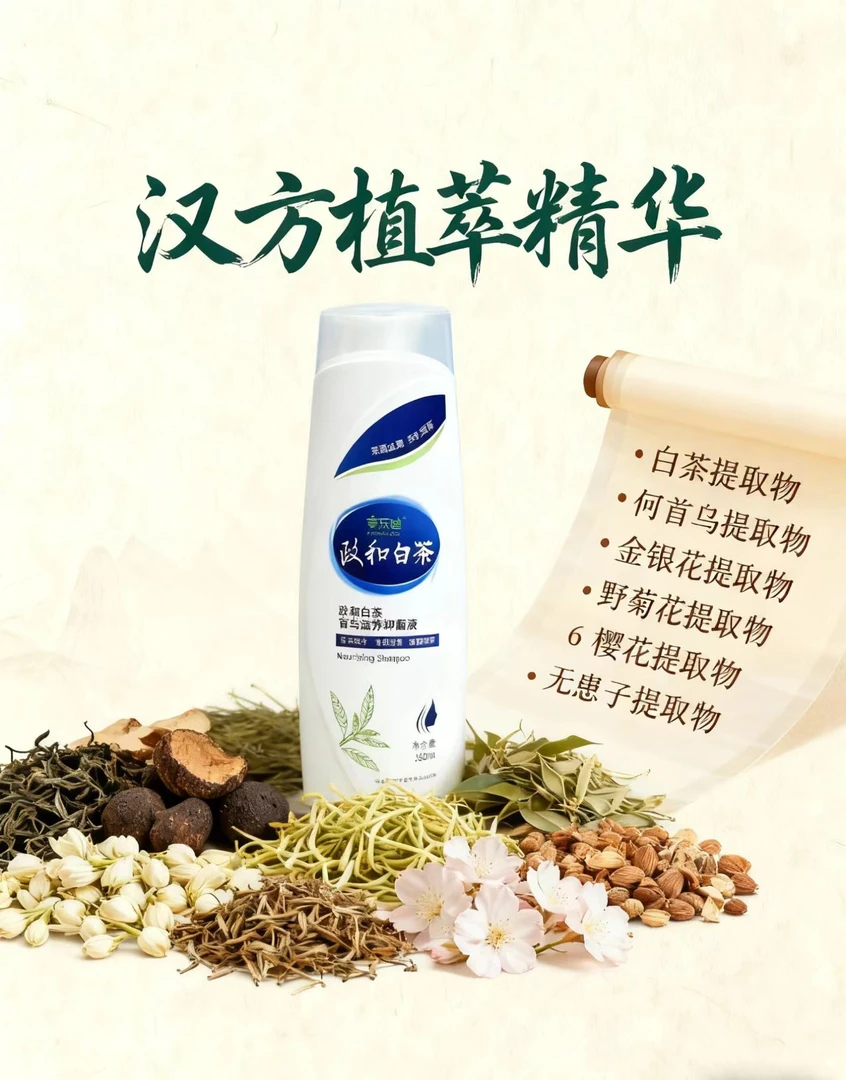 【新疆西藏包邮】享乐迪政和白茶首乌抑菌液380ml瓶