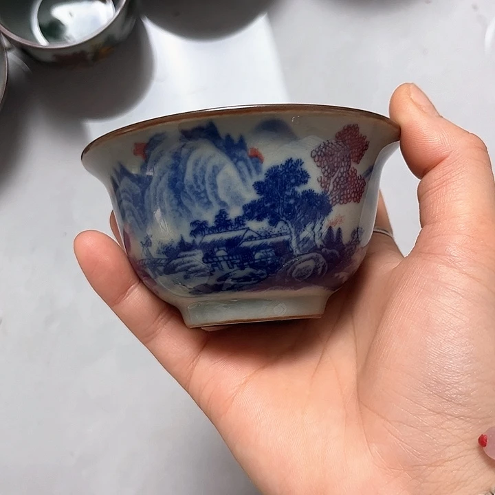 富春山居图压手杯