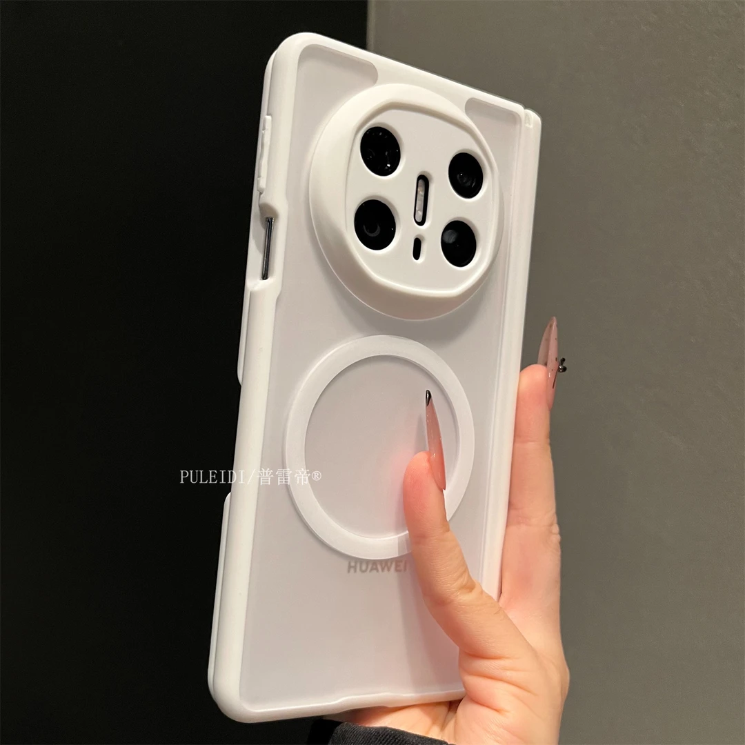 内置磁吸适用华为MateX7典藏版折叠屏手机壳MateX6简约磨砂X5/X3