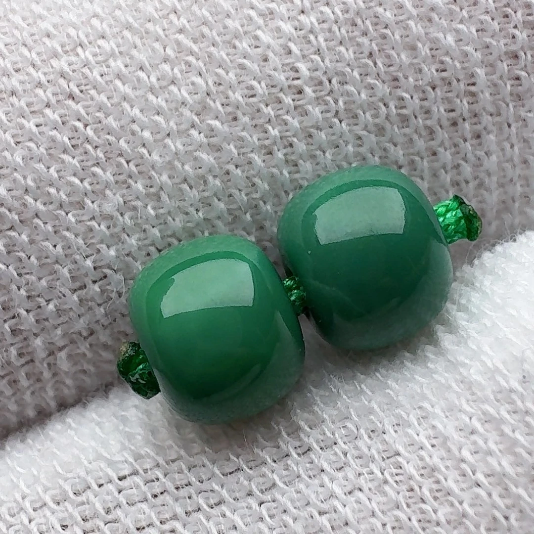 绿松石未镶嵌老型对珠6