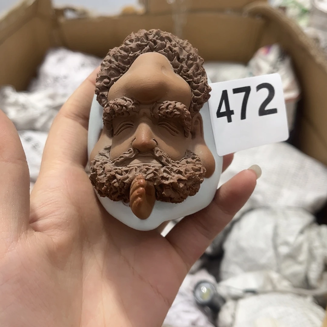 瓷片茶摆件工艺品摆件666