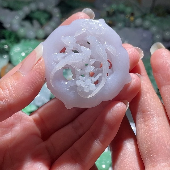 颈饰未镶嵌翡翠天