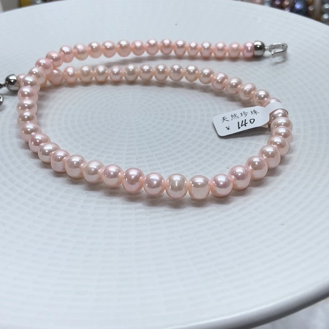 淡水珍珠颈饰合金