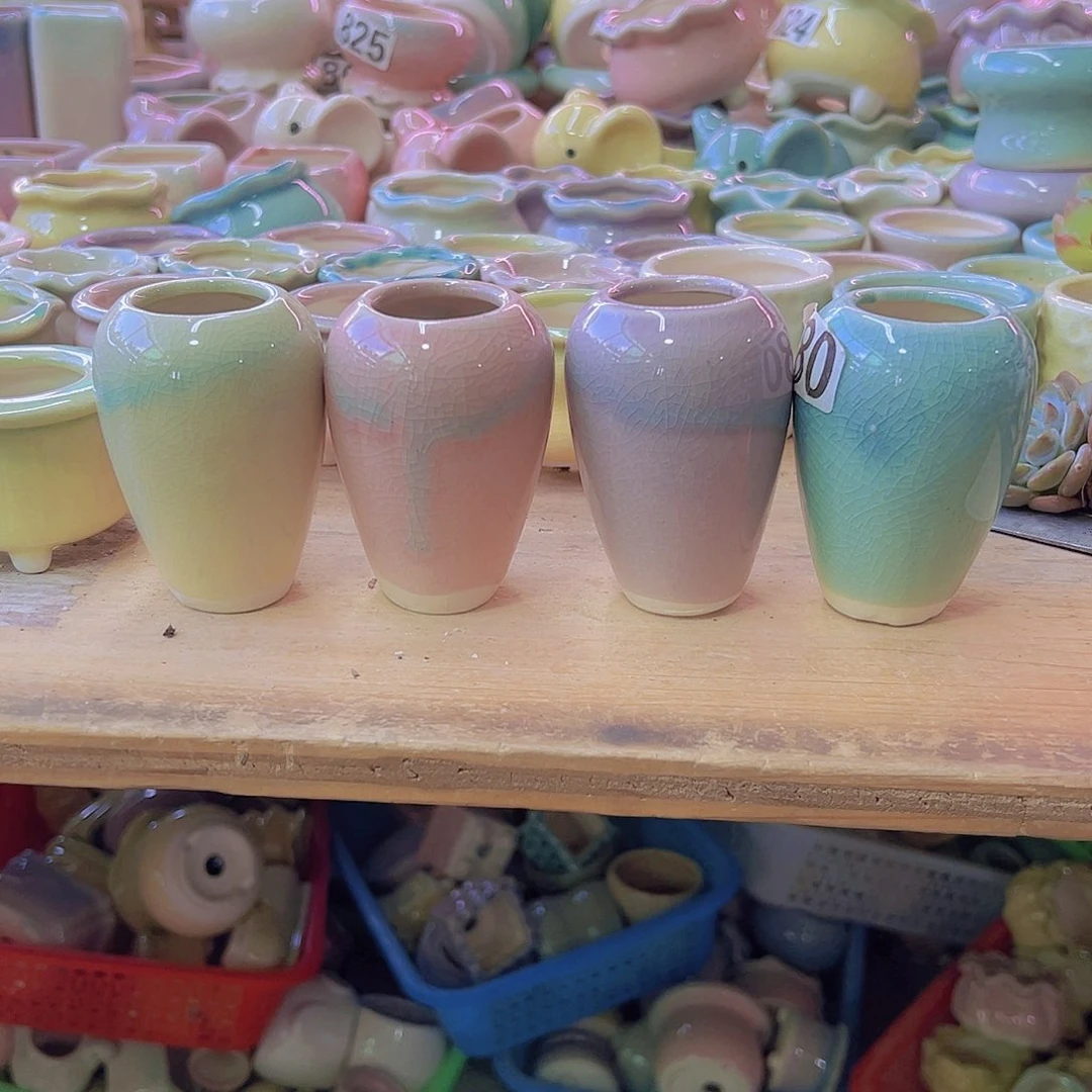 陶瓷花盆当场满12包邮