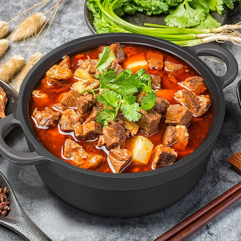 【胖哥粉丝专属】外贸原单合金砂锅煲铸造双耳炖锅（电磁炉不可）