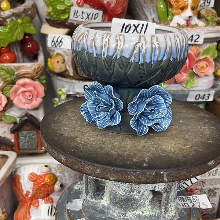 粗陶材质多肉花盆