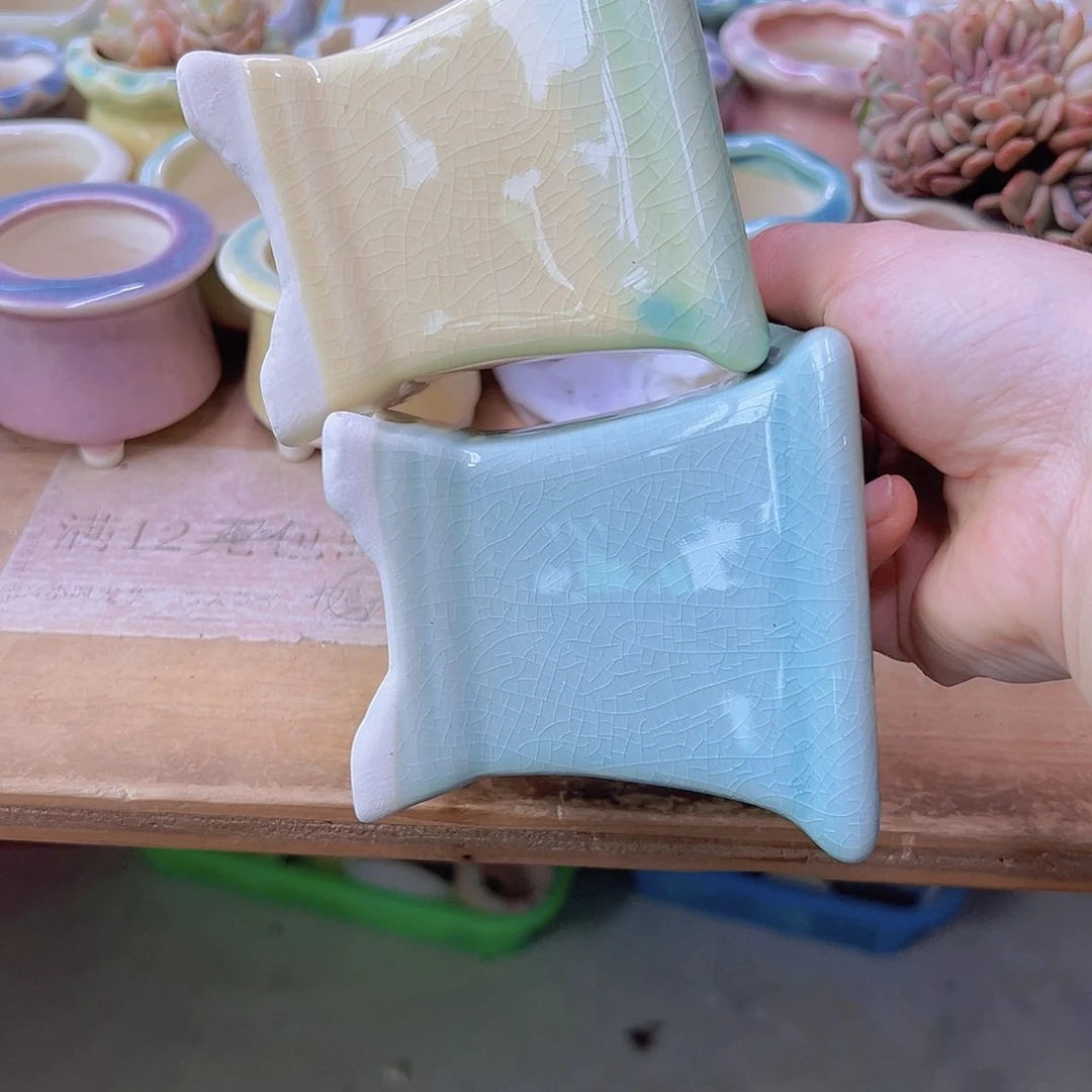 陶瓷花盆当场满12包邮