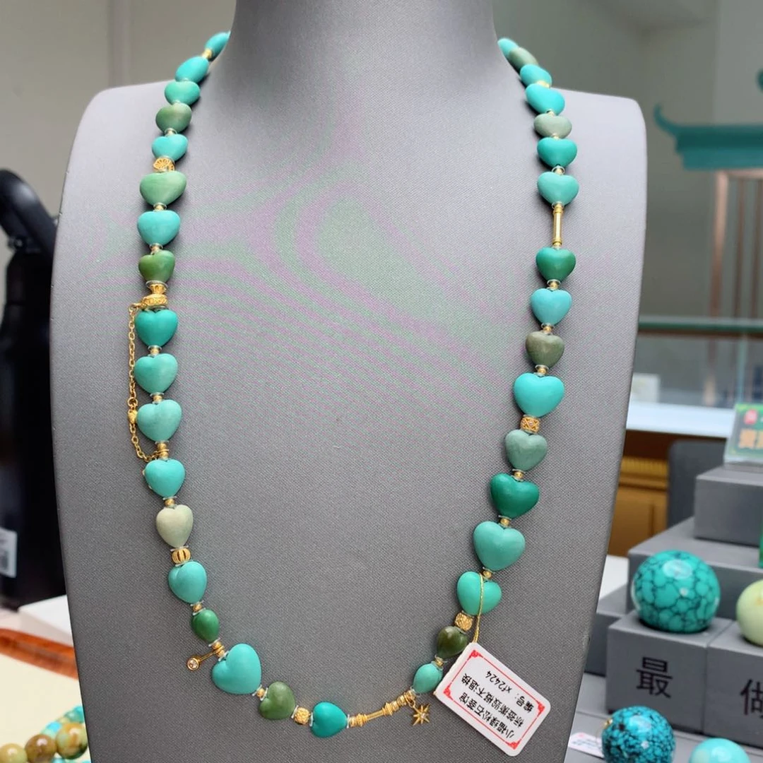 绿松石其他18K金镶嵌