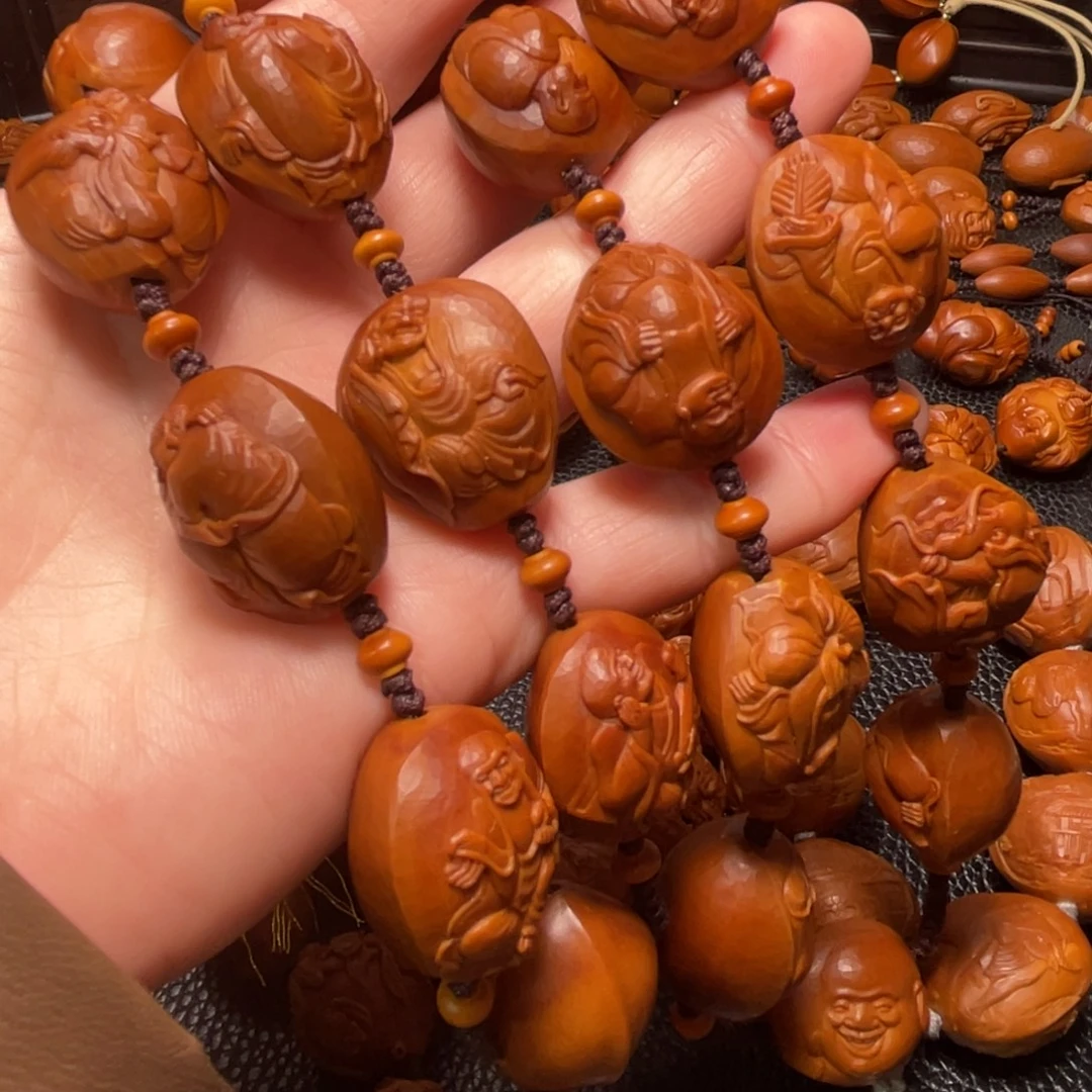 橄榄核手串/手链2.1铁盒纯刀铲整身罗汉