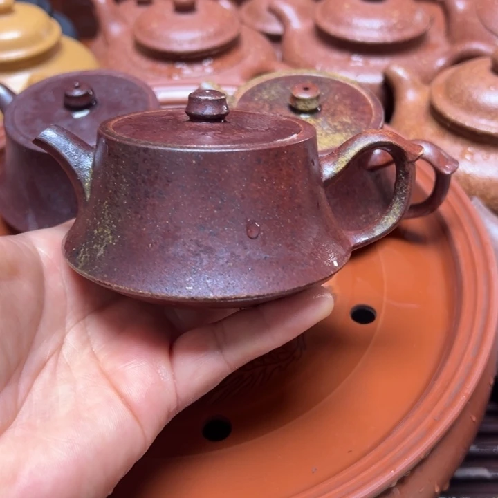 茶壶紫砂宜兴原矿金丝楠木