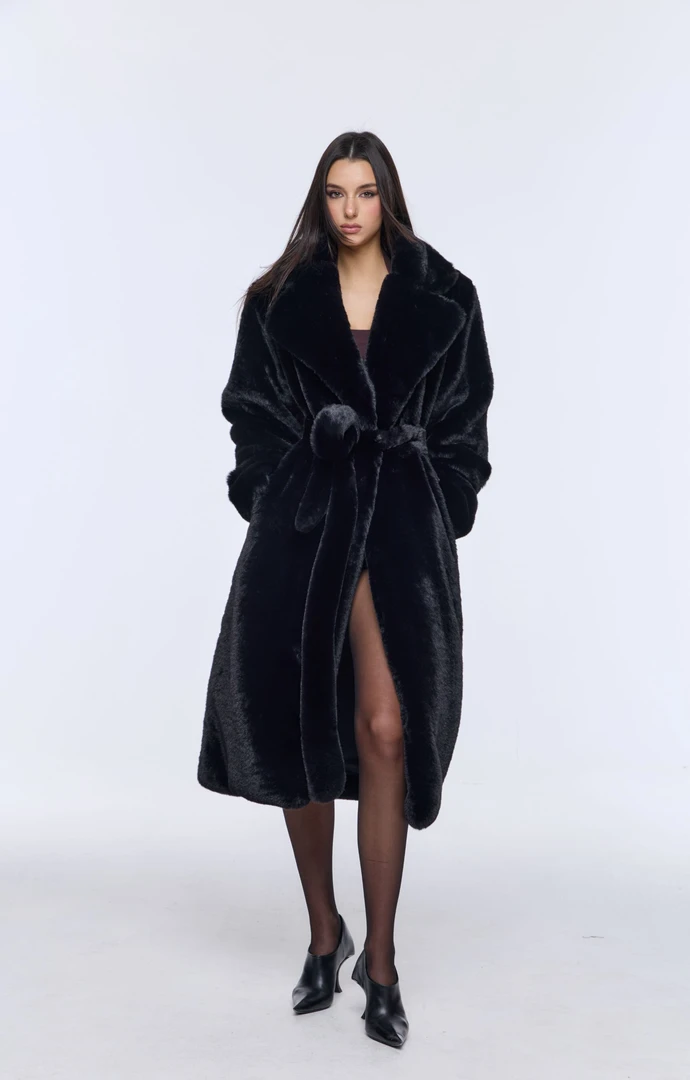 人造皮草 BUM【25.12月新品】高密毛毛草草外套