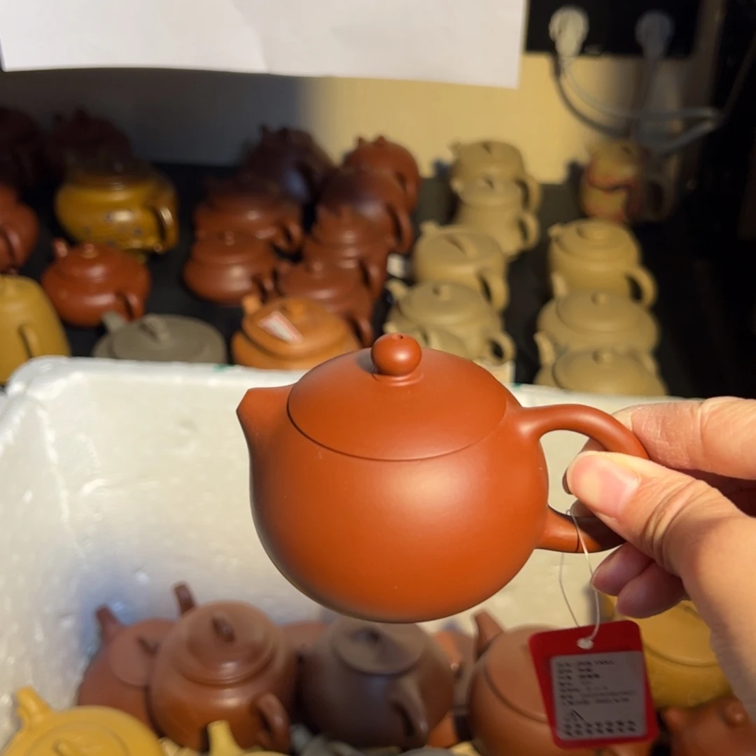 茶壶紫砂宜兴紫砂壶朱泥130
