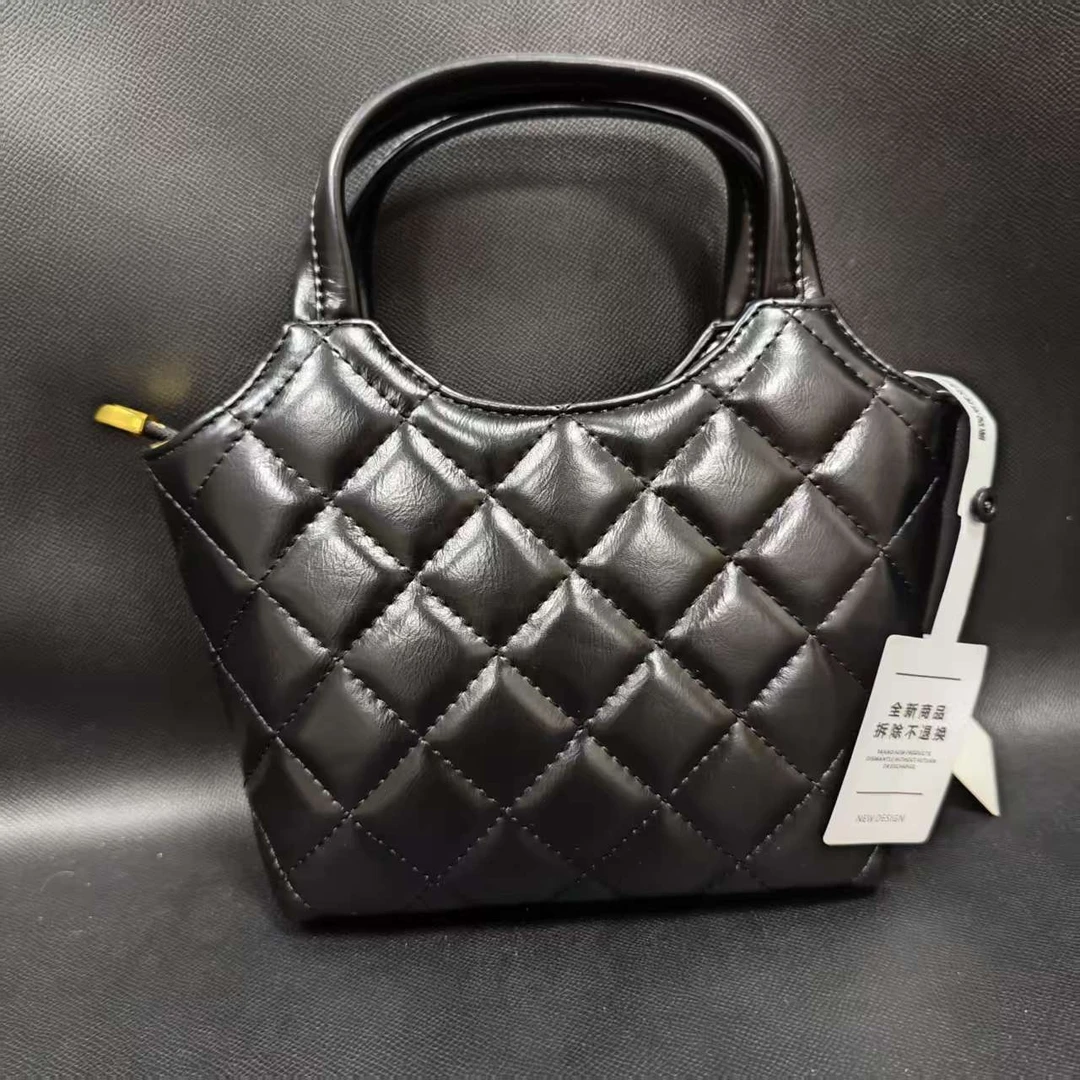 SMVP 高定奢品 潮流打造真皮女士包时尚百搭篮子 0338 黑色