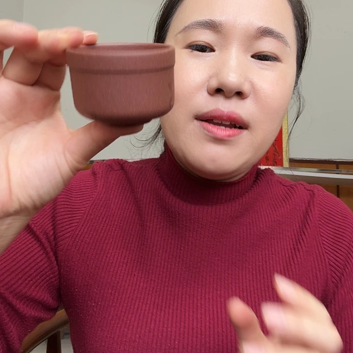 茶壶紫砂原矿紫泥杯70cc
