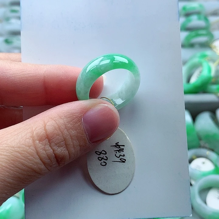 【闪购商品】未镶嵌戒指翡翠15.16号