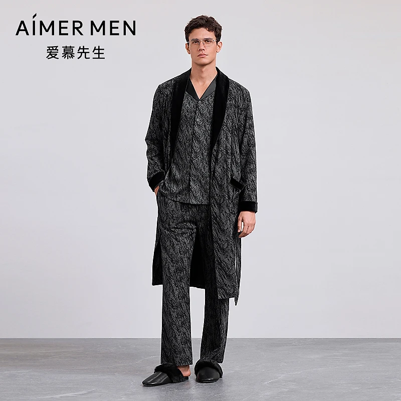 爱慕先生25AW甄选高端家居长裤NS42M581
