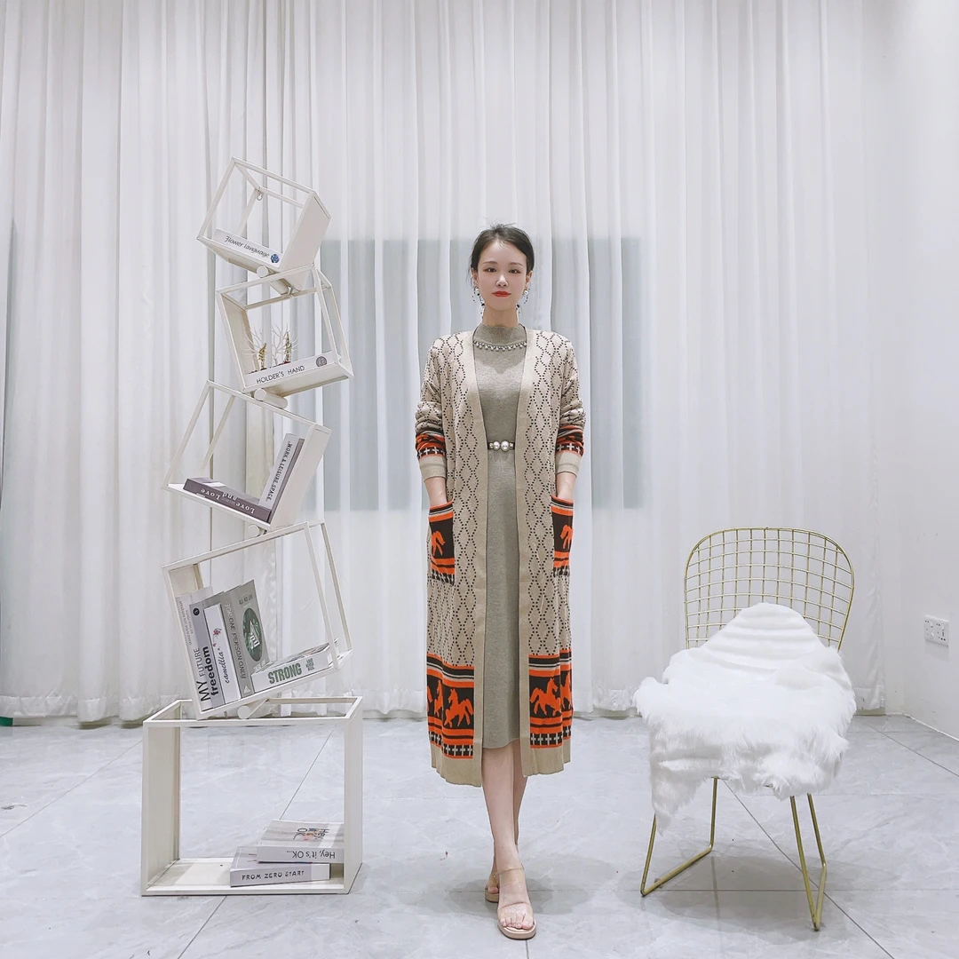 1549经典爱玛橙秋冬季长款外套