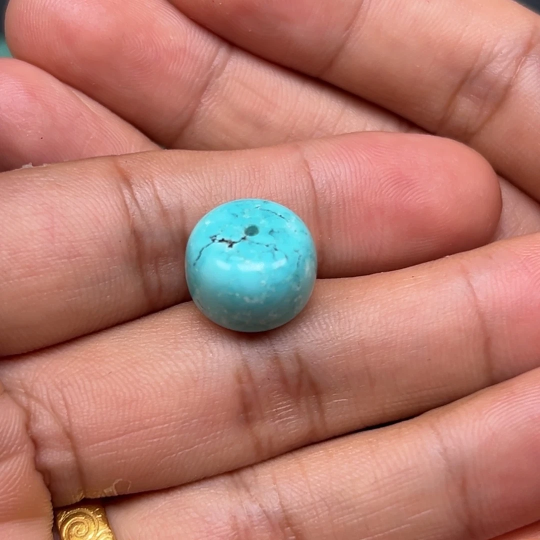 时***了未镶嵌绿松石珠宝奇石
