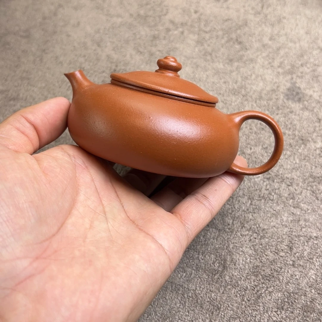 朱泥茶壶—***明朱泥寒江微瑕
