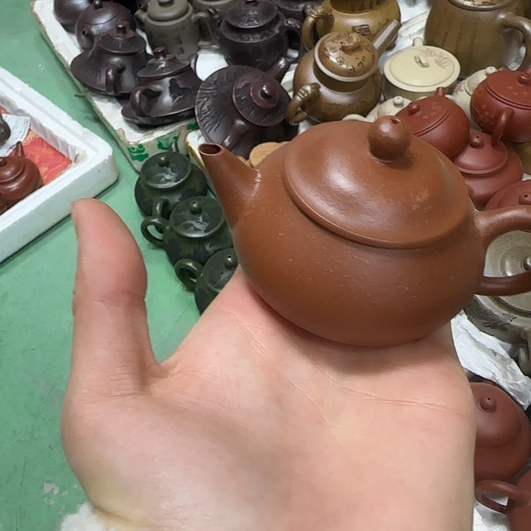 质***茶壶紫砂民间手艺人全手工制作