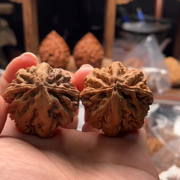 文玩核桃把件楸大胖91