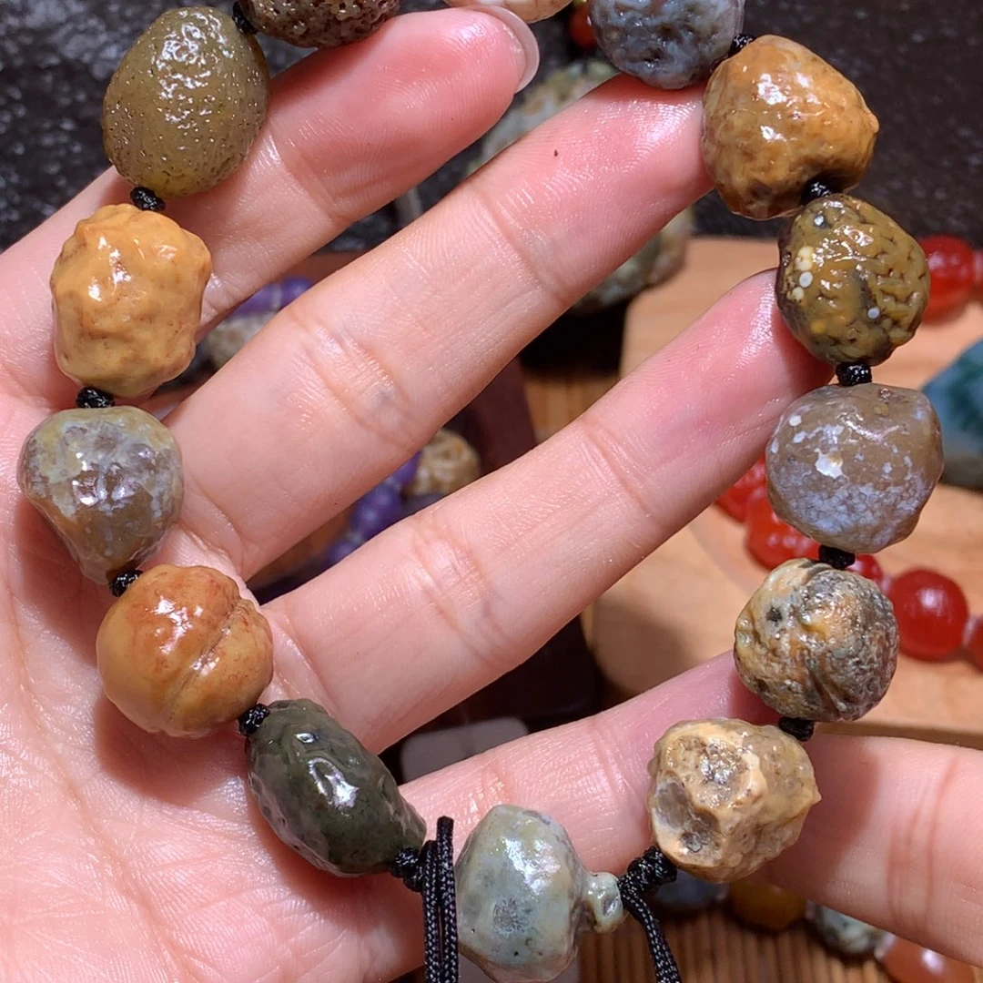 未镶嵌玛瑙/玉髓珠宝半成品