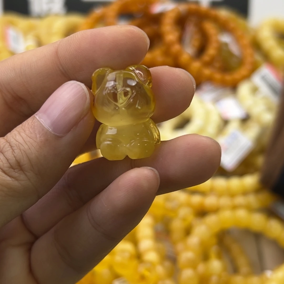 琥珀未镶嵌珠宝奇石