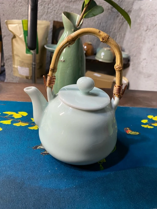 咖啡壶竹节手柄容量280cc