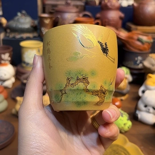 紫砂茶杯紫砂主人杯