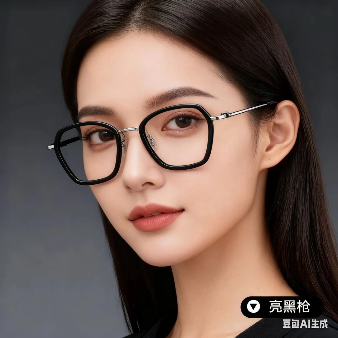 简约复古网红设计师眼镜素颜神器时尚百搭可配度数防蓝光小脸眼镜