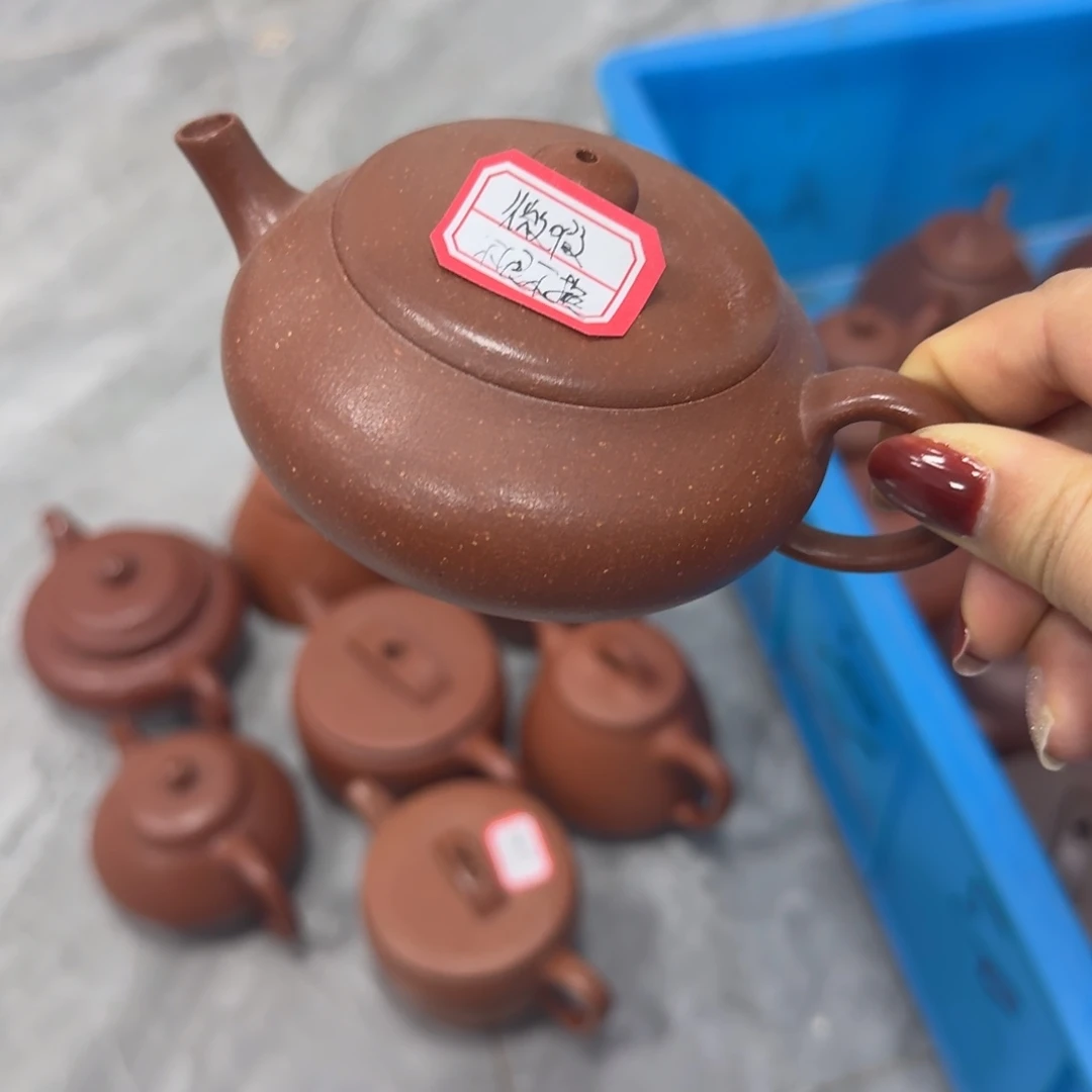 紫砂茶壶黄龙山红降坡130