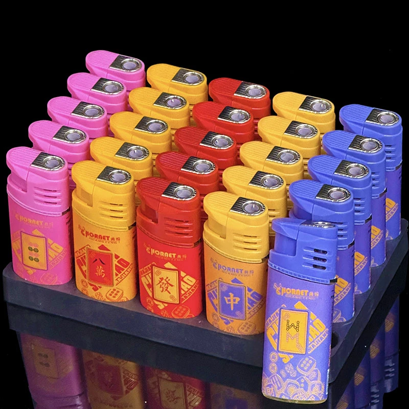 新品打火机防风打火机塑料直冲简约便捷家用普通爆款时尚耐用