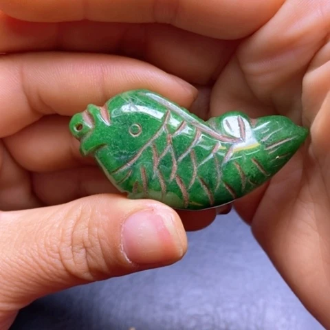 和田玉（糖玉）挂件未镶嵌