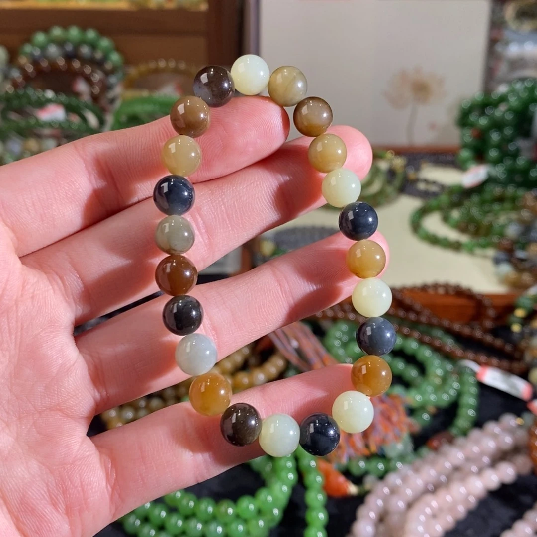 和田玉手链未镶嵌