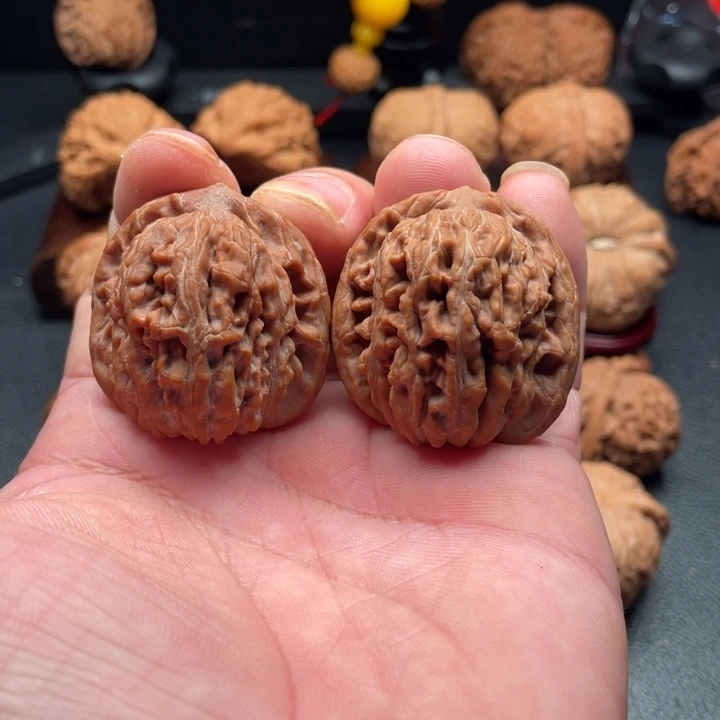 吊坠文玩核桃38四座楼