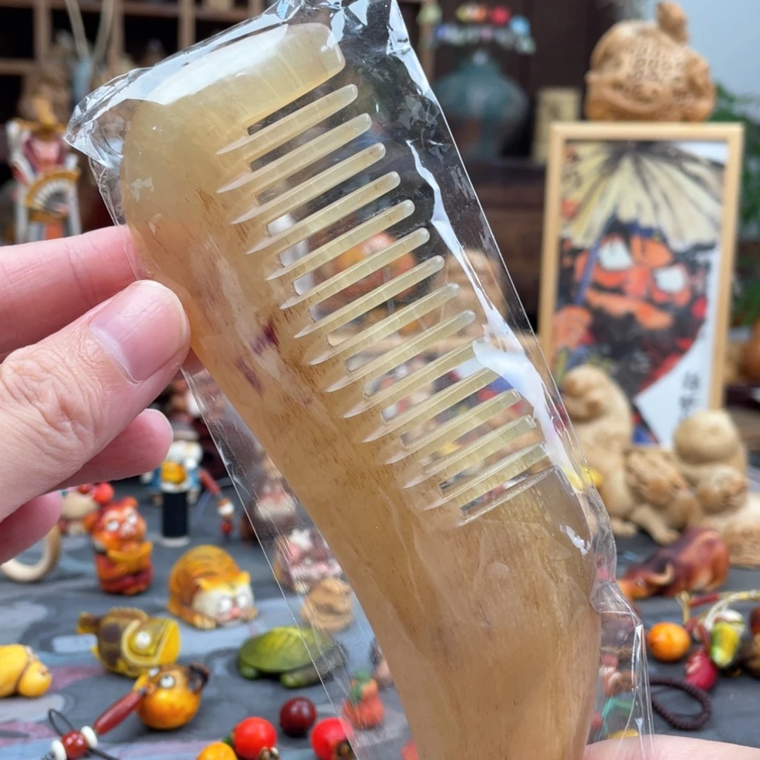 明***序木方颜竹木艺术把件