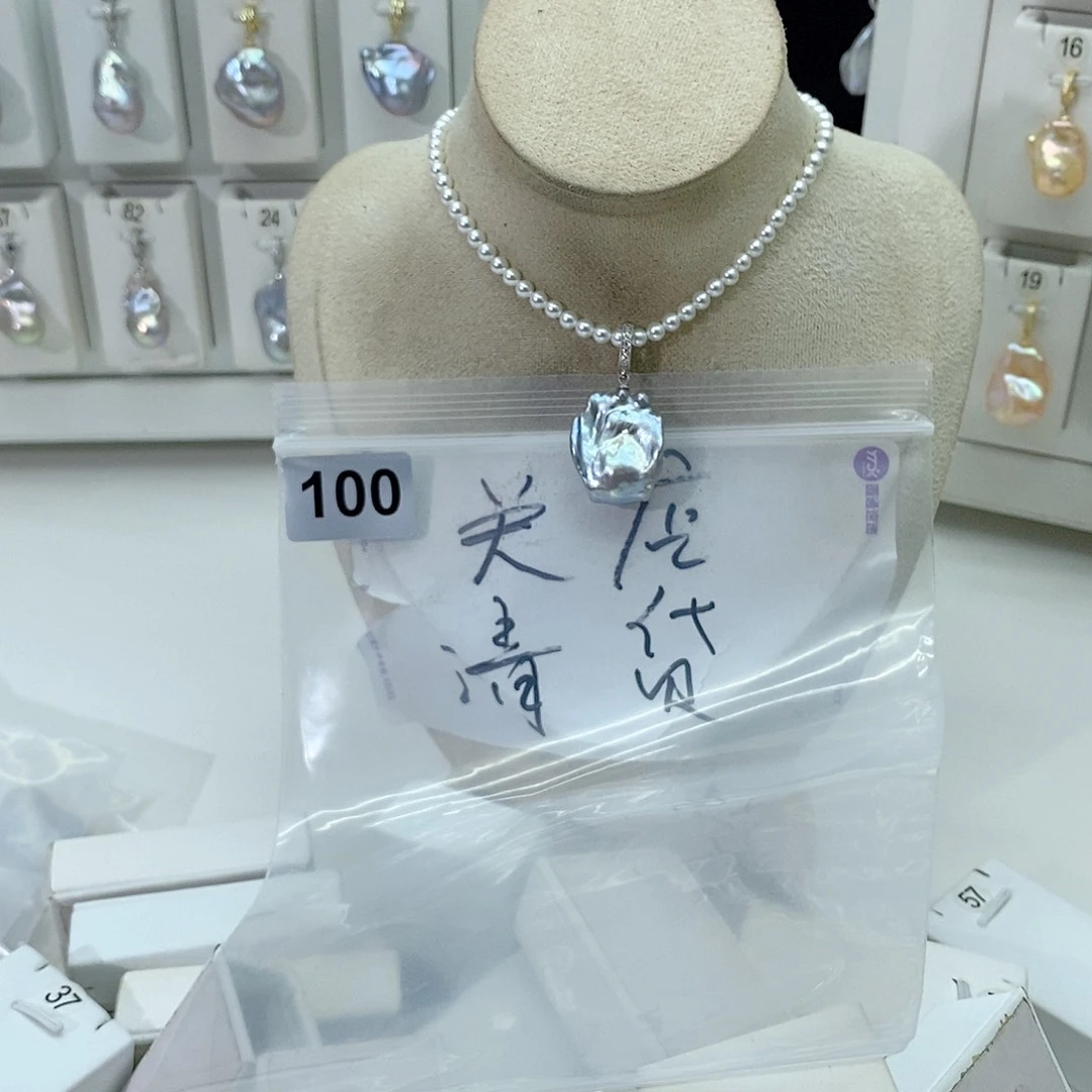 淡水珍珠颈饰合金