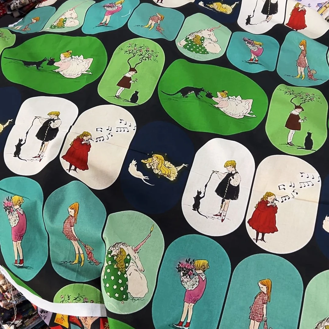 棉一米价纯棉平布1.1米宽果子块