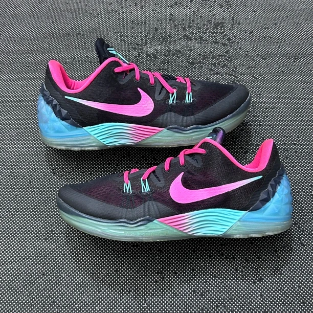 90新 NIKE/耐克 42.5码 科比 毒液 蓝粉 无原鞋垫 复古篮球鞋