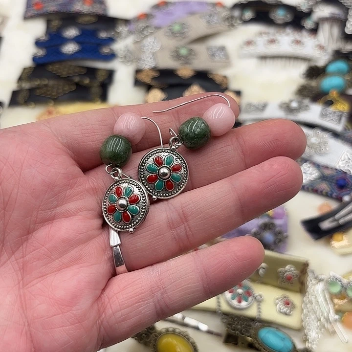 纯银耳钩金属吊坠26