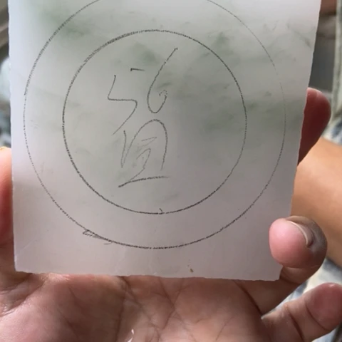 *****石英质玉（金丝玉）手镯未镶嵌加工定制
