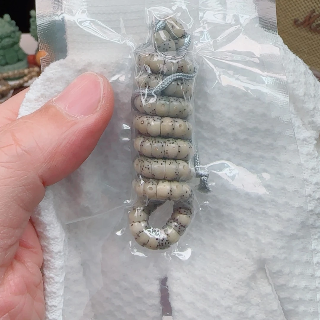 星月菩提手串大留白手工大肠6mm